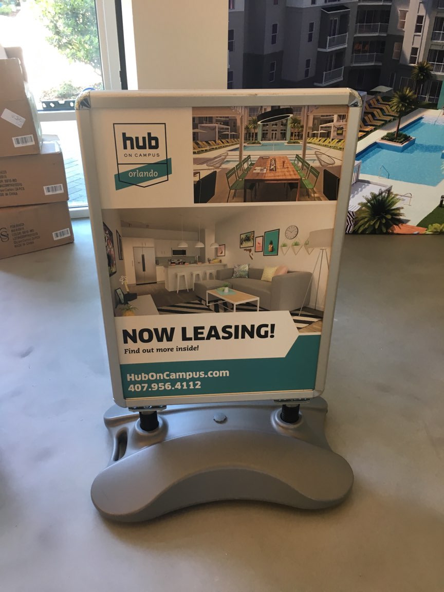 Hub on Campus Custom Poster