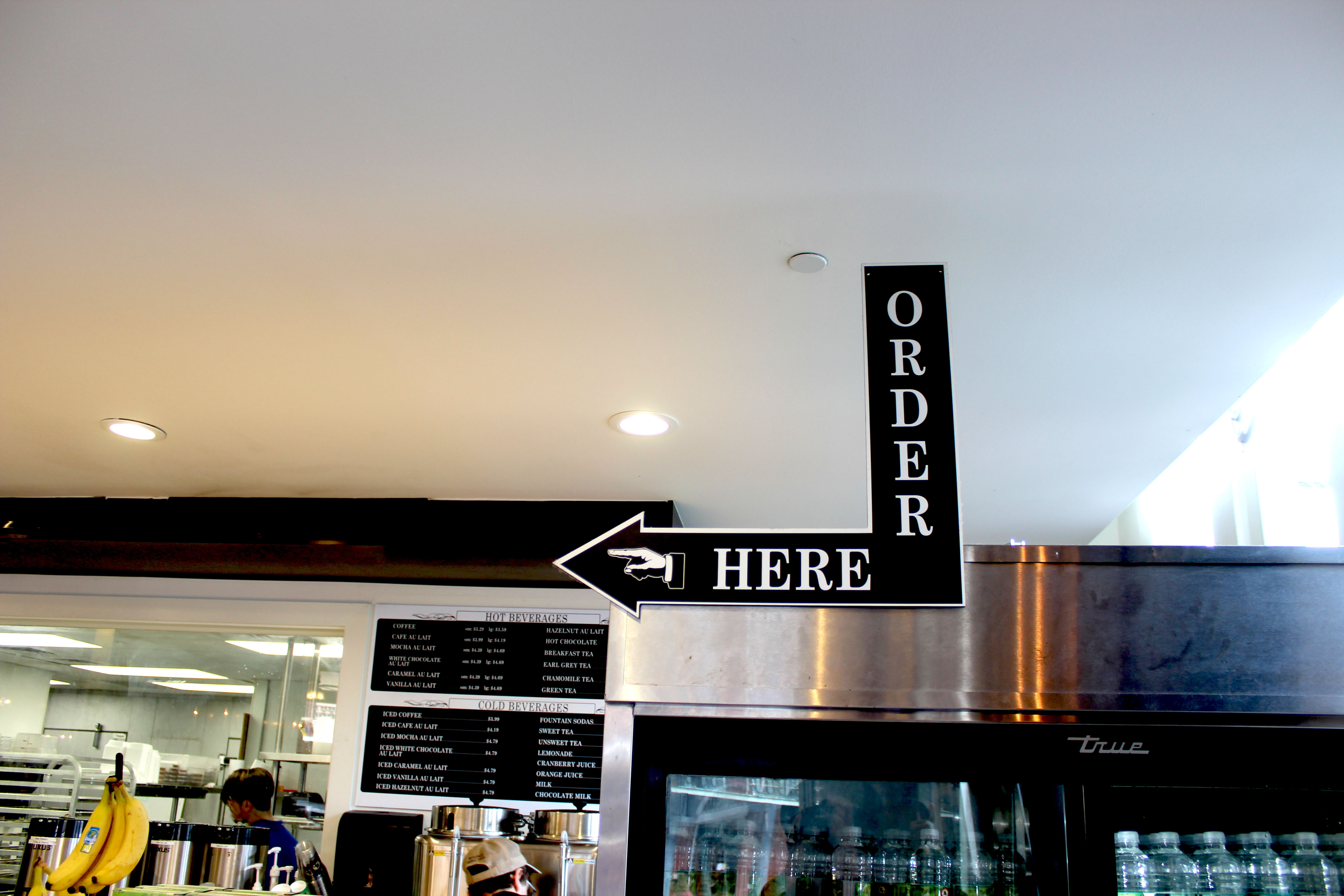 Cafe Beignet Wayfinding Signage