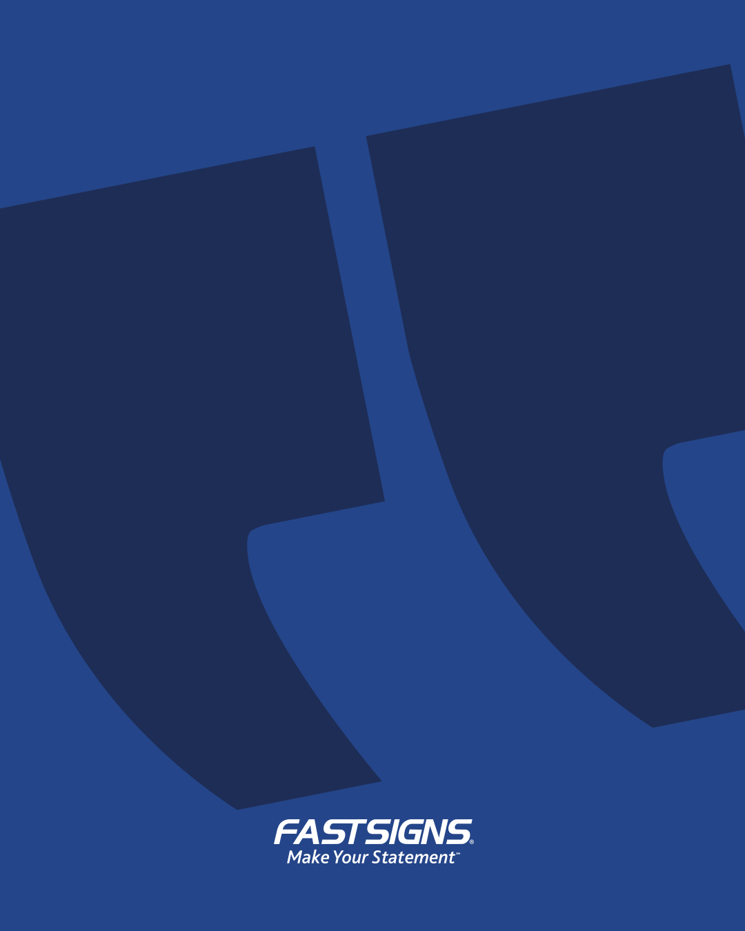 great signage graphic