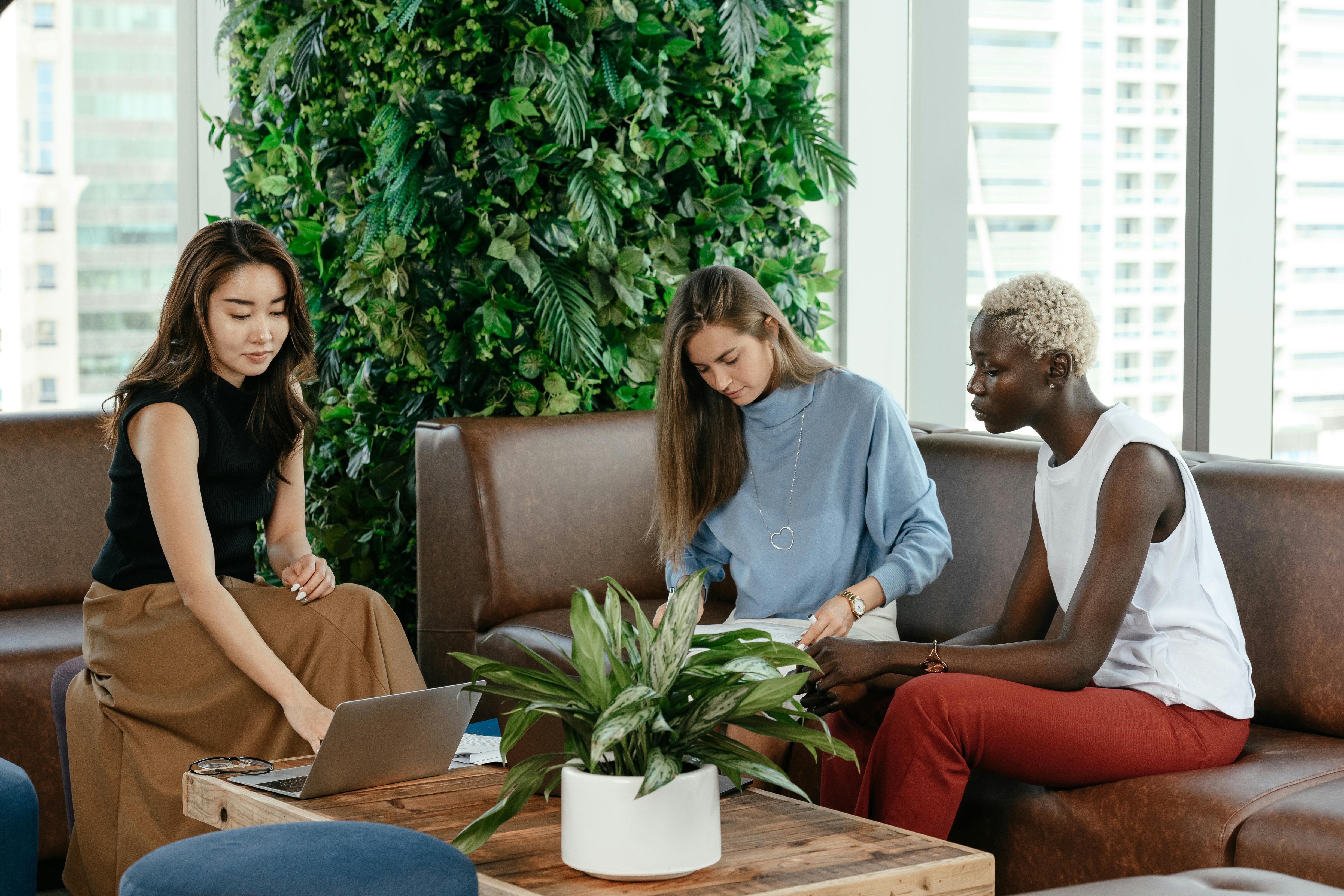 Enhance aesthetics and well-being in a space surrounded by greenery and natural elements.  Photo credit: Alexander Suhorucov