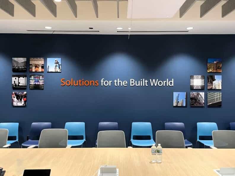 Interior dimensional graphics and lettering by FASTSIGNS of Northbrook, IL