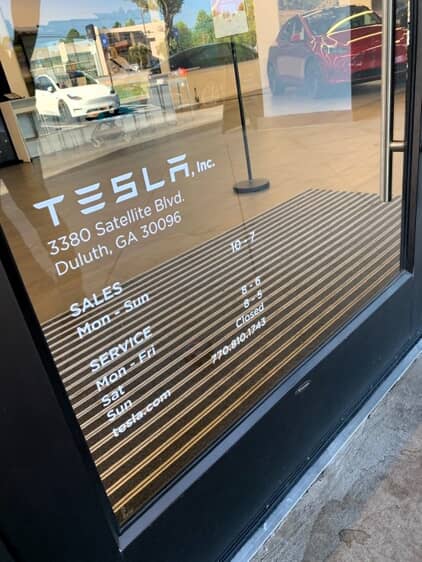 Vinyl Window Lettering