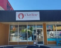 Clawline building signage