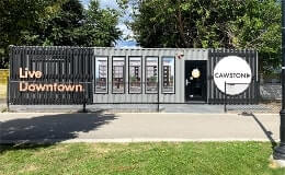 Cawston dimensional letters on the building