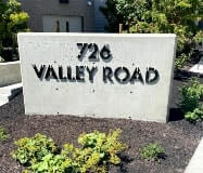 726 valley road monument signage outside the building
