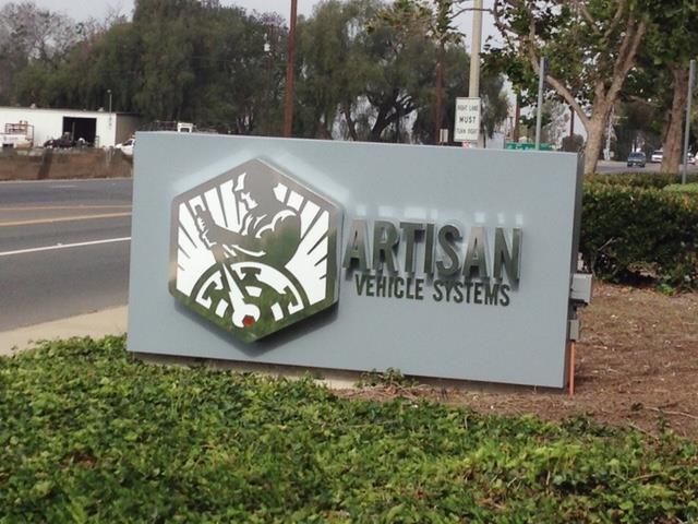 Artisan exterior signage