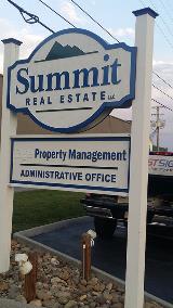 Summit real estate exterior signage