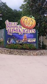 Great Pumpkin show signage