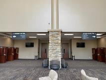 Wayfinding signs inside buildings