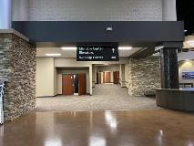 Wayfinding sign of the chapel