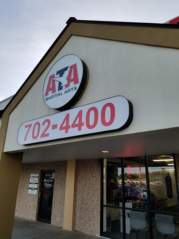 ATA Custom Sign on the establishment with phone numbers