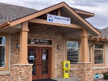 Cherry creek mortgage building with signage