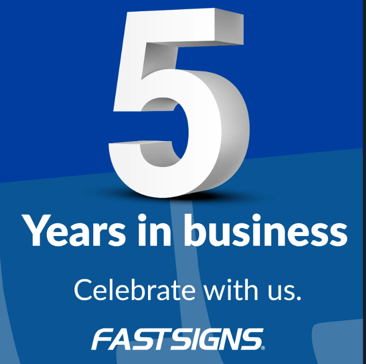 5 years in business