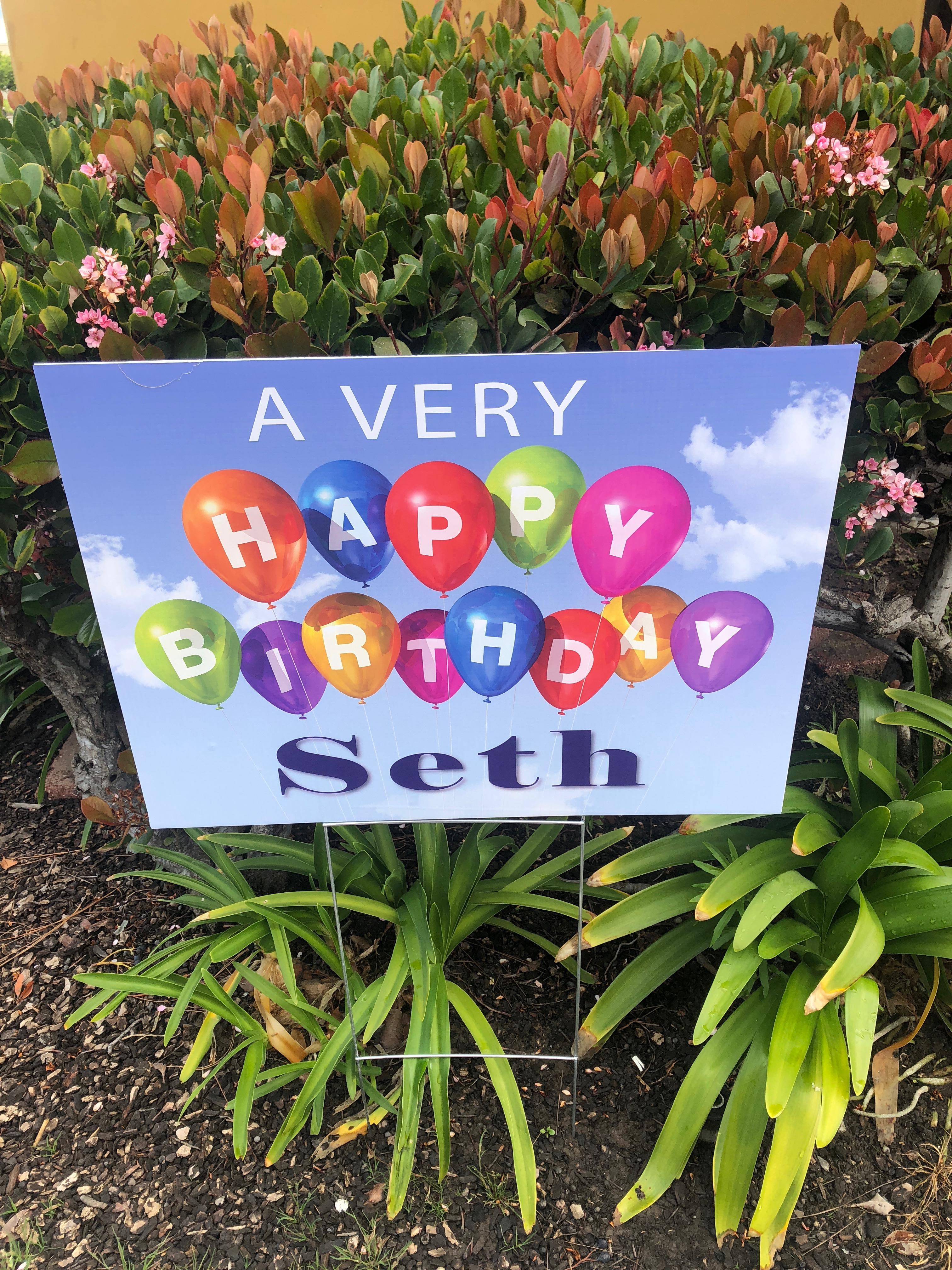 Birthday Yard Sign