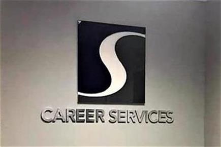custom career services sign