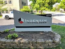 Gray Ingenium monument signage