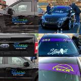 FB Vehicle wrapped with graphics 