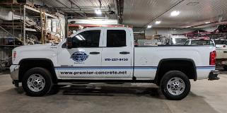Premier concrete trucks graphics