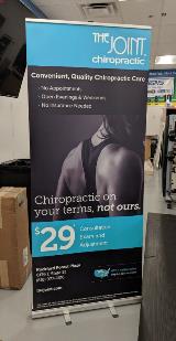 The joint retractable banner