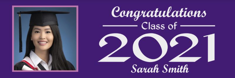 congratulations class of 2021 banner