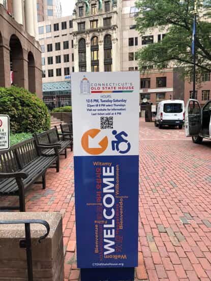 Old State House Sign