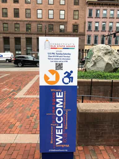 Old State House Sign