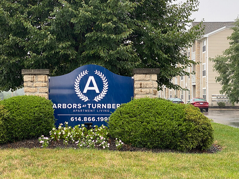 Monument exterior signage