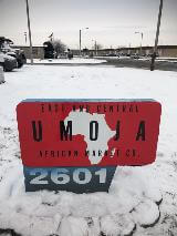 UMOIA Custom signage on the snow