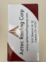 Aztec Roofing corp. custom sign