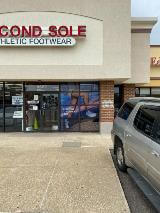 Athletic footwear outside signage for store