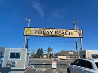 Updated Sign Welcomes Beach Goers at Town of Oyster Bay Beach