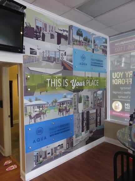 interior signage helps promote business