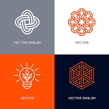 different vector logos
