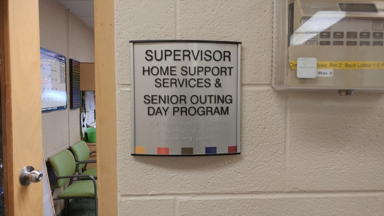 Custom decal on the wall of a room 