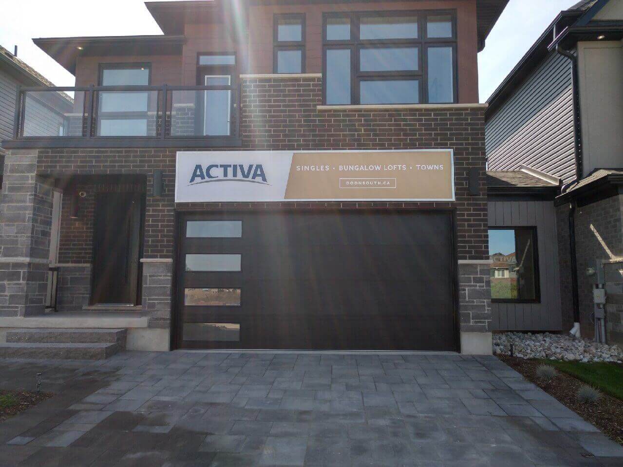 Activa signage on the building