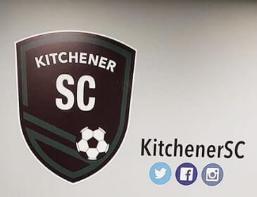 Kitchener custom decal on the wall