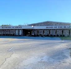 Bethesda academy signage on the building