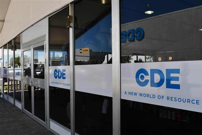 CDE signs on windows and doors