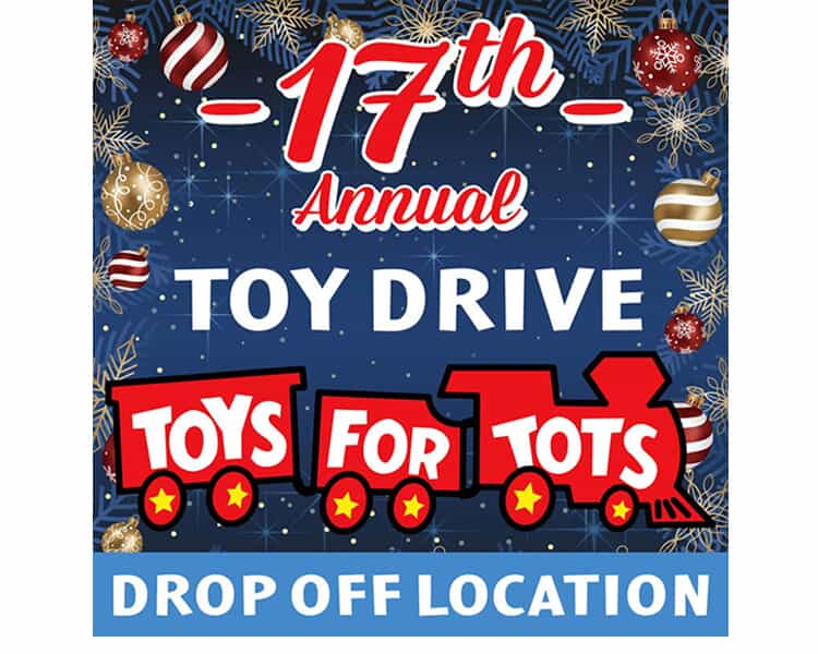 Official Toy For Tots drop-off location