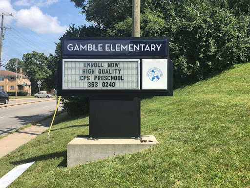 Gamble Elementary exterior signage