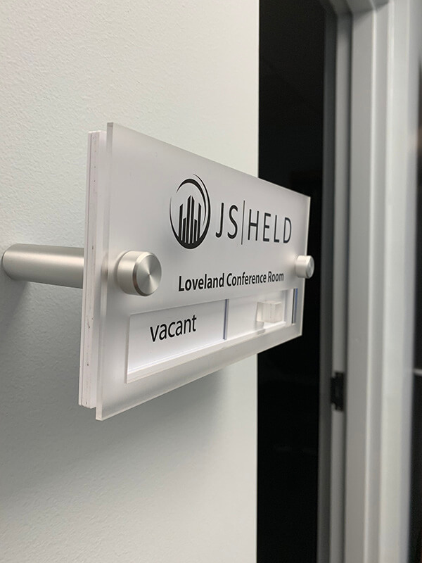 Custom decal of JS held with white background