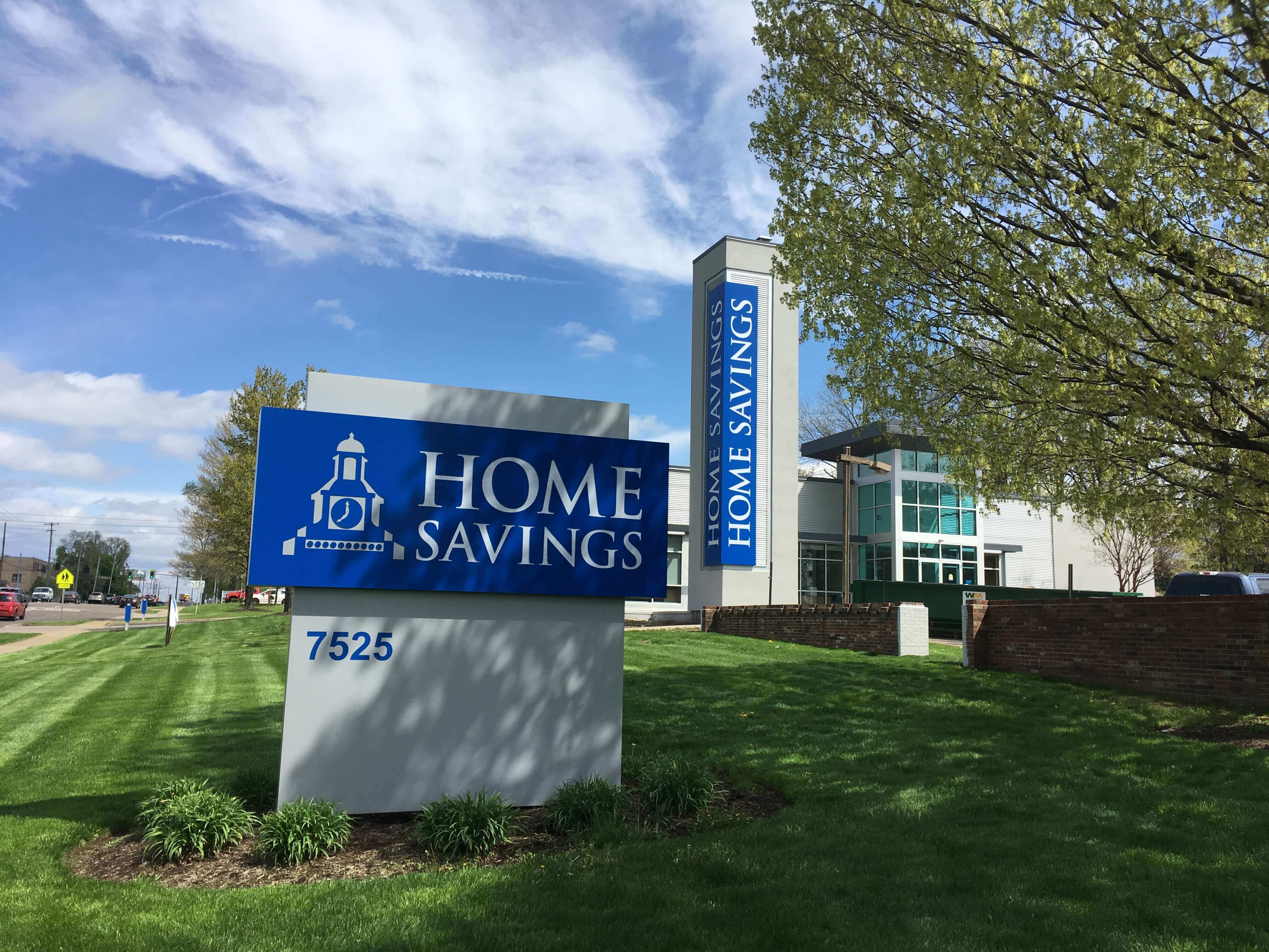 Home Savings Monument Sign