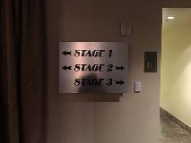 Directory sign on the wall