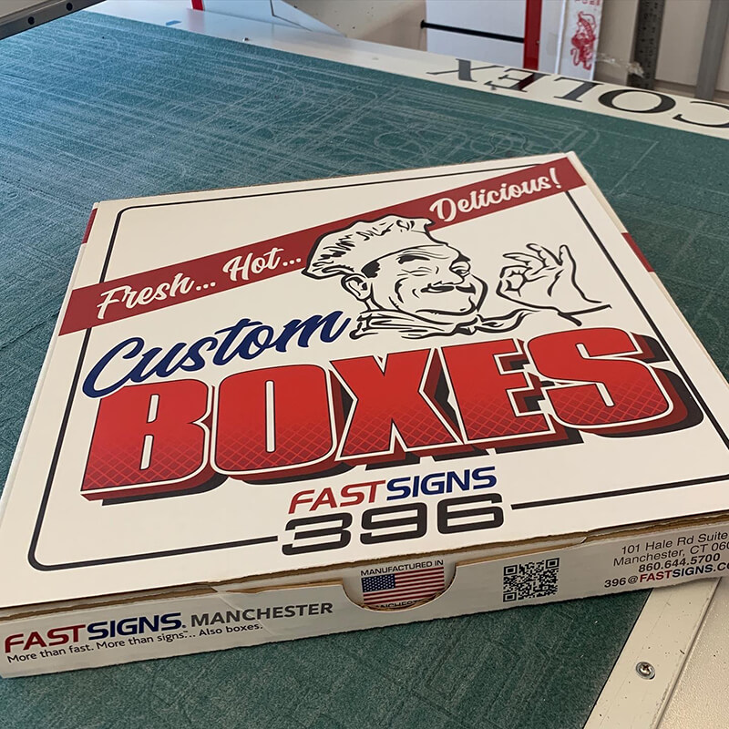 custom pizza box