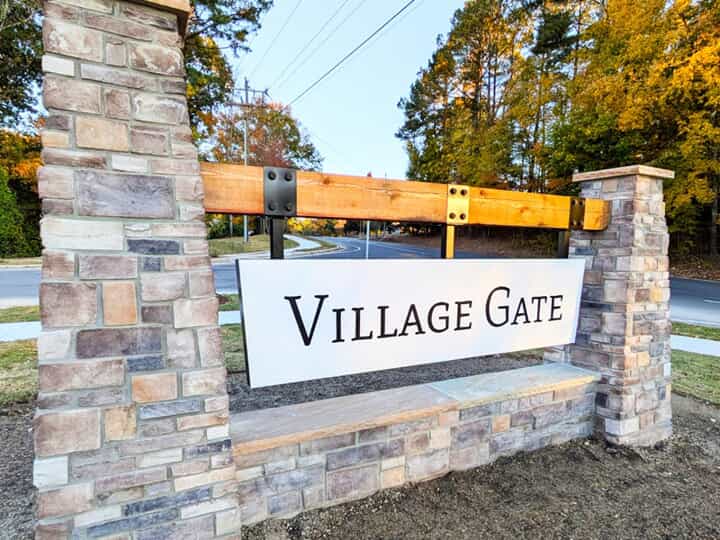 An image of a monument sign.