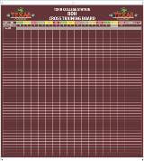 Maroon Cross-training custom decal sheet