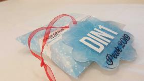 DIN1 promotional product on the table