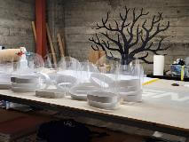 Sample promotional item on the table