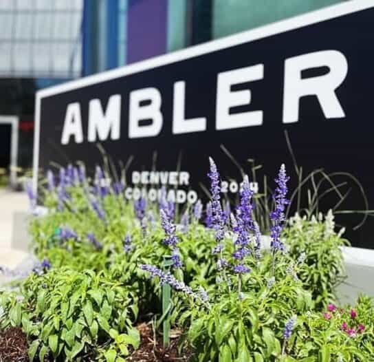 An image of the AMBLER monument sign.
