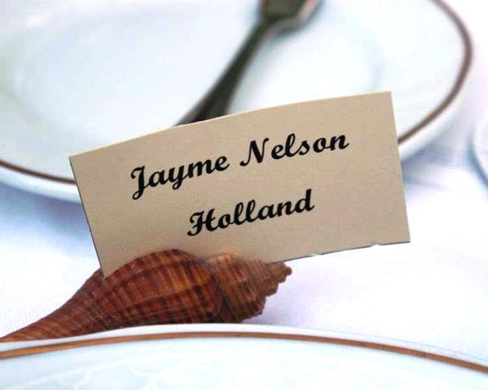 wedding seating name card